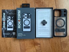 RokForm iPhone 17 Pro Max Crystal Case Military Grade Protection