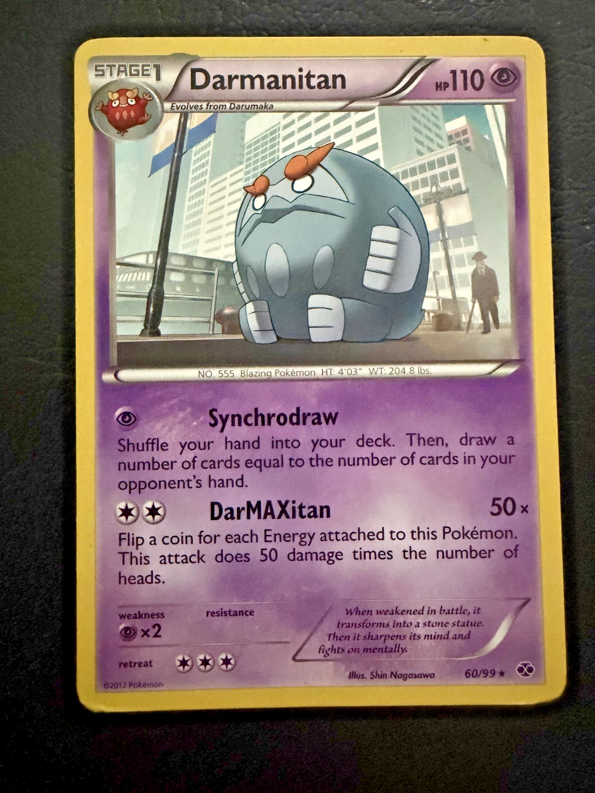 Darmanitan (60/99) - BW: Next Destinies Rare - Pokemon Card