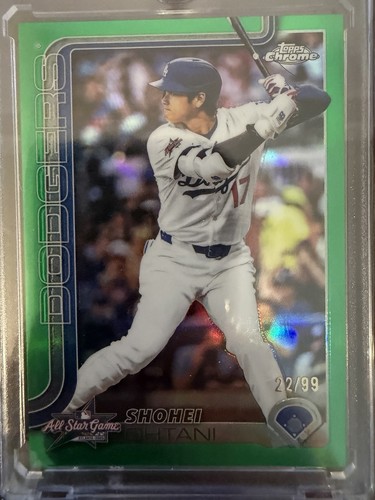 2025 Topps Chrome Update Series All-Star Game Shohei Ohtani #ASGC-18 Green /99