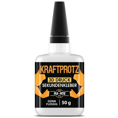 ARKA Kraftprotz Sekundenkleber 3D Druck Klebstoff PLA PETG ABS TPU (50 g)