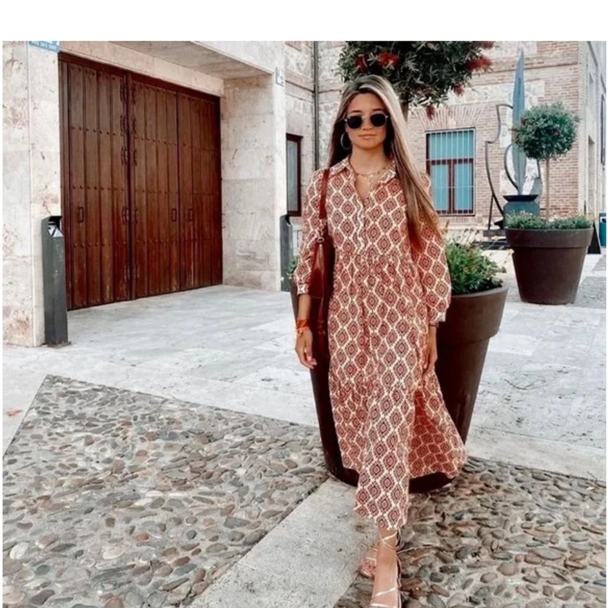 Zara Knee Length 3/4 Sleeve Dresses for Women for sale