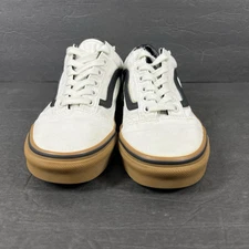 Size 7.0 Women 5.5 Men - VANS Old Skool x Denim White/ Black/ Natural