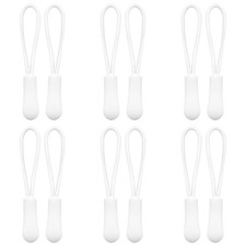 CEEYSEE 50 Pieces Zipper Pulls Replacement 66mm Zipper Tab Tags Zips Pull Hel...