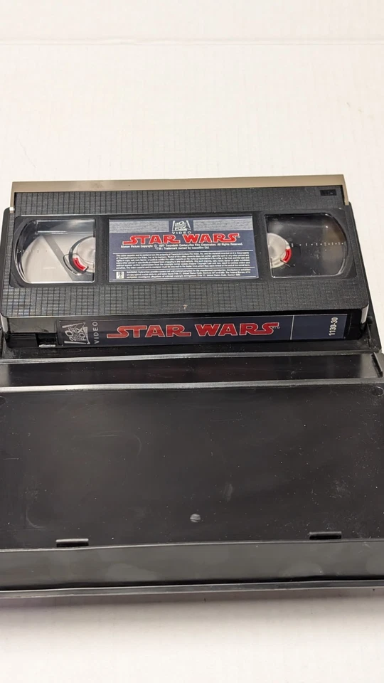 Star Wars Video Rental Library VHS 1st Edition Serial Numbers Rare 1982 VG+ - Image 4 of 4
