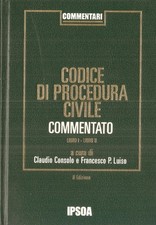 Consolo, Codice di procedura civile commentato libri 1-2, Ipsoa 2000