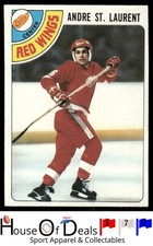 1978-79 Topps #32 Andre St. Laurent Detroit Red Wings NHL Hockey Card
