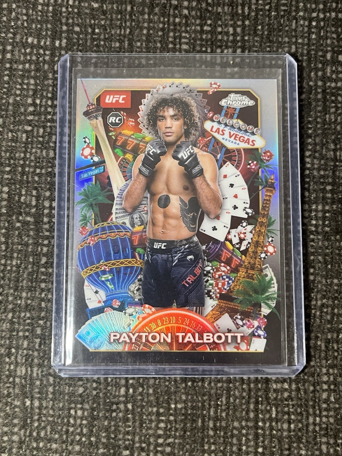 2025 Topps Chrome UFC Payton Talbott Titans Case Hit Rookie Card SSP