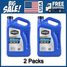 Super Tech Advanced Full Synthetic Motor Oil SAE 5W-20, 5 Quarts, 2 Packs