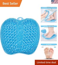 XL Larger Shower Foot Scrubber Mat with Non-Slip Suction Cups