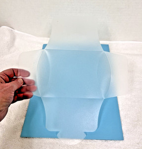 Clear Plastic Envelope Cardmaking Template Pattern DIY Crafting 10 1/4" x 12"