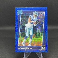 2021 Donruss Optic #242 Simi Fehoko Blue Scope Dallas Cowboys Rc Rookie