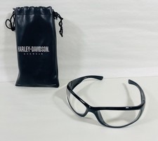 Harley Davidson Sunglasses HDS 417 BLK 22 Black 66-17-125 With Soft Case