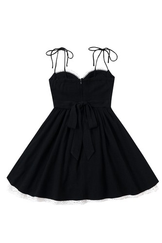 BNWT Fashion Brand Company French Cups Black Mini Dress MEDIUM - Picture 4 of 7