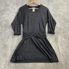 Etoile Isabel Marant Dress Womens Size 1 Wool Blend Gray Casual Long Sleeve