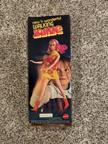 Mattel Walking Jamie Fashion Doll Vintage 12 Inch Original Packaging 1969
