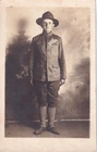 WWI Era US ARMY SOLDIER Henry Wolf Real Photo RPPC Postcard E22