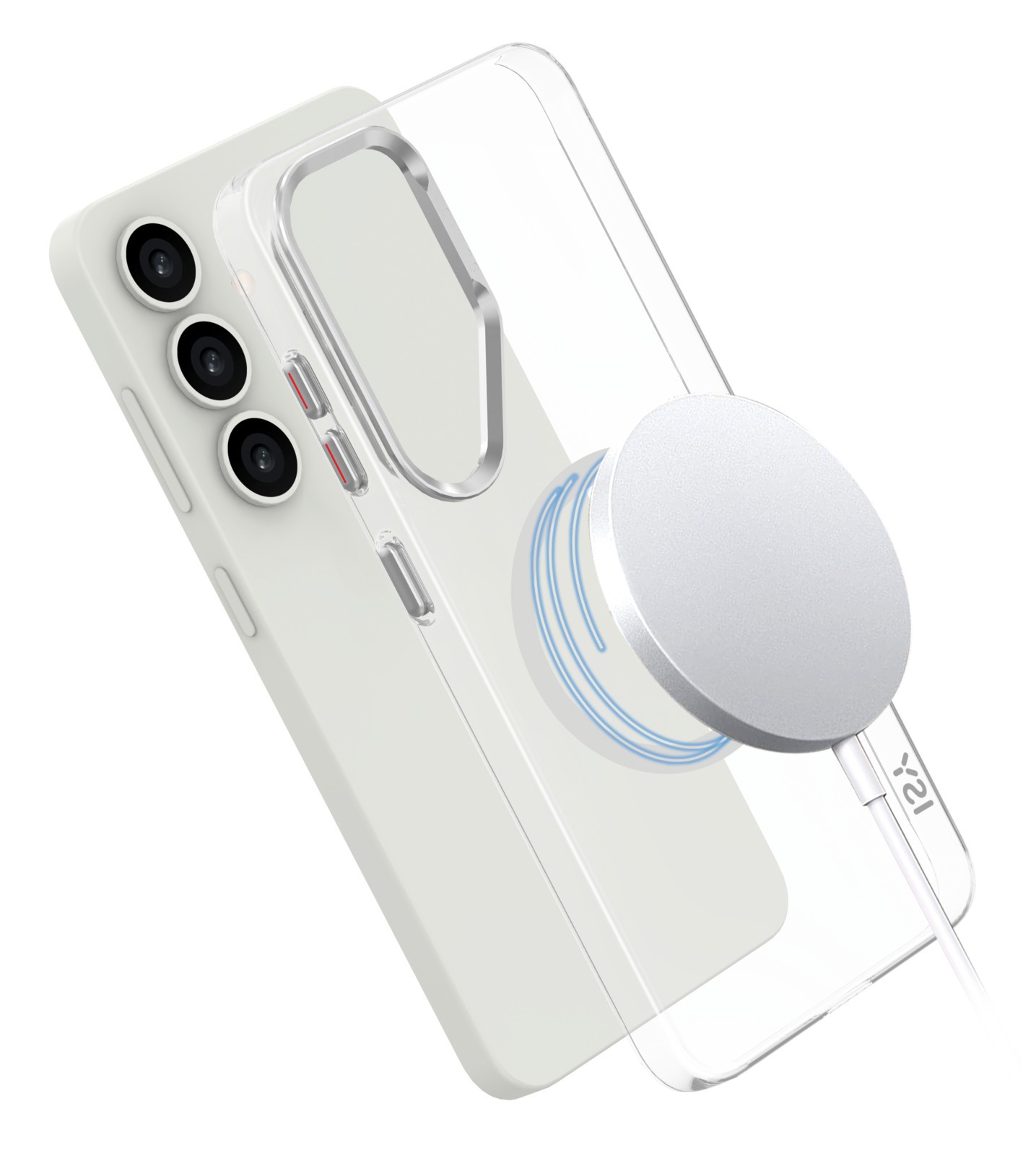 ISY ISC-7003, Задняя крышка, Samsung, Galaxy S25, Прозрачный