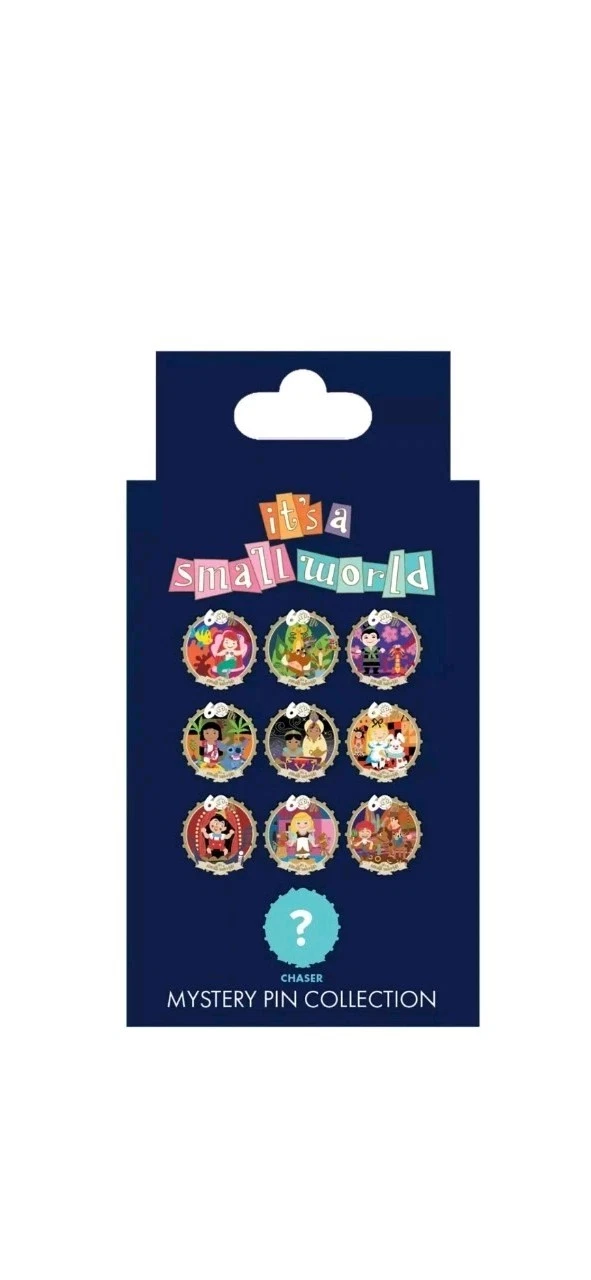 D23-Exclusive ''it's a small world'' 60th Anniversary Mystery Pin –2-Pc. PRESALE