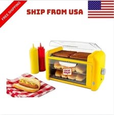 Nostalgia Oscar Mayer Hot Dog Roller & Bun Warmer - YELLOW