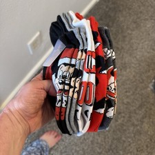 Disney Mickey Mouse Boys No-Show Socks 6 Pairs Size S Multicolor Cartoon