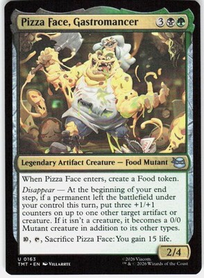 Pizza Face Gastromancer 163 Teenage Mutant Ninja Turtles Magic the Gathering