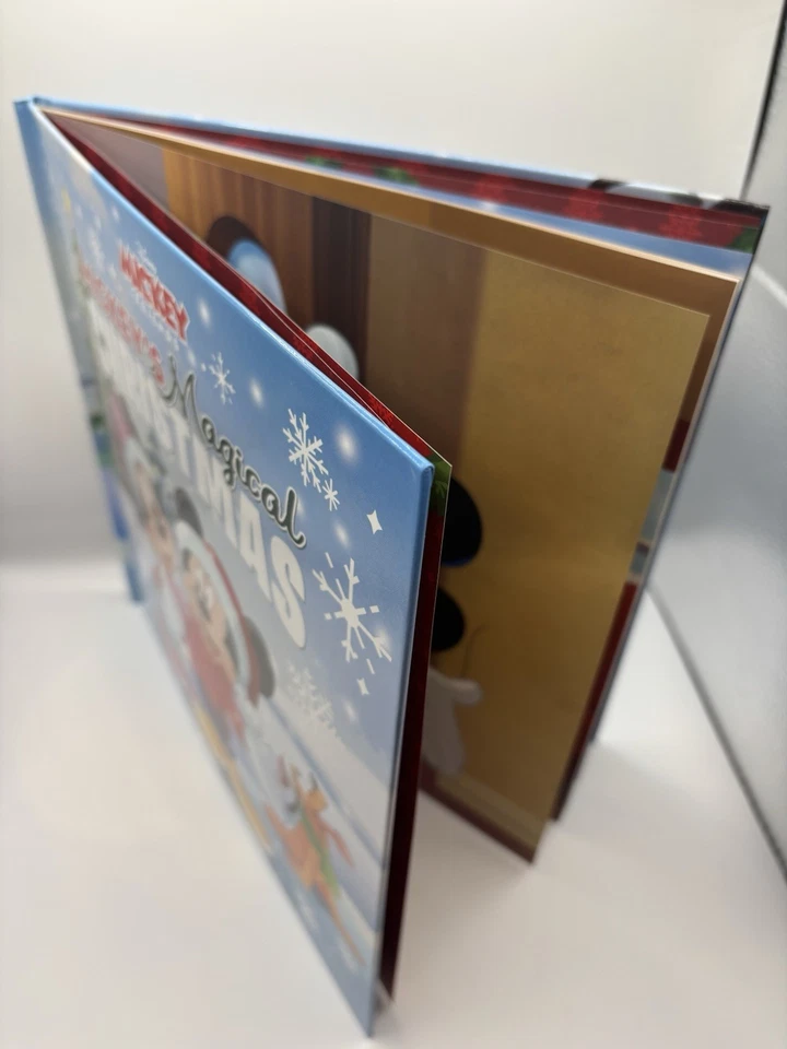 Disney Mickey & Friends Advent Calendar Christmas Ornaments Stickers Story Book - Image 2 of 4