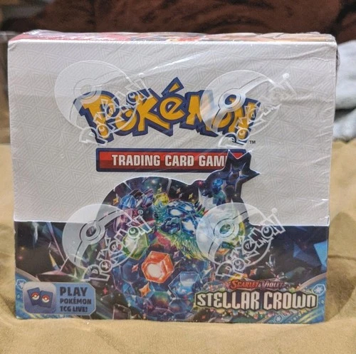 Scarlet & Violet Stellar Crown Booster Box POKEMON TCG sealed