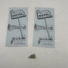Lot of 2 Vintage Cripple Creek Colorado Brochures Gold Camp Tours & Motel
