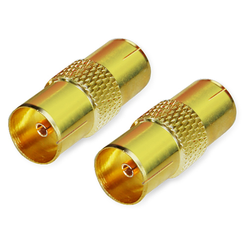 TV Aerial RF Coax Cable Lead Adaptor Female To Female TV Accessories