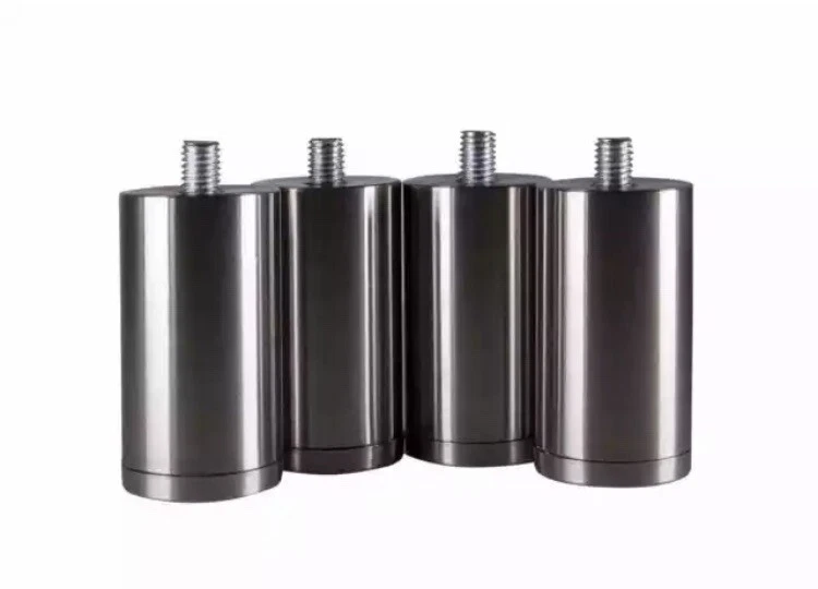 Monoprice Large Multimedia Stand, Black Glass 30.8"x11.0" W/ Adjustable Legs - Image 4 of 4