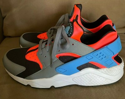 nike huarache blue grey