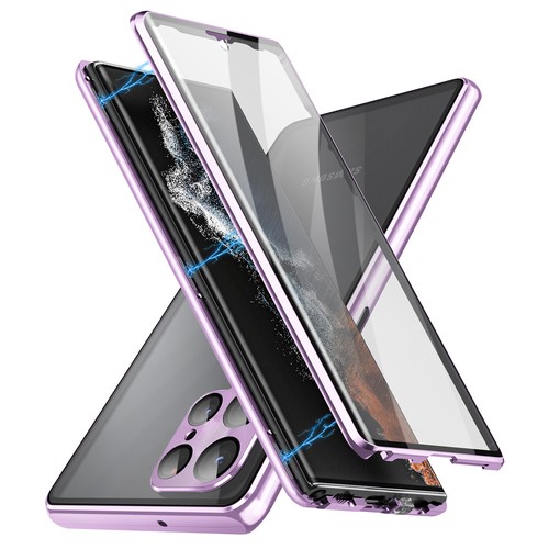 Funda magnética de 360° de protección completa lente de vidrio para Samsung S24 Ultra S23 S22S21 Plus - Imagen 10 de 21