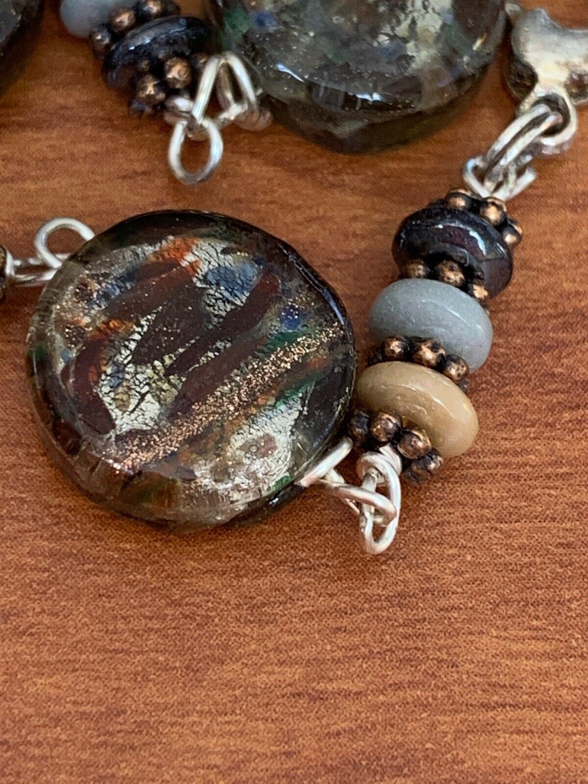 Handmade sterling Silver Plated Artesian multi co… - image 7