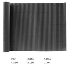 PVC Bamboo Slat Natural Garden Screening Fencing Fence Privacy Screen Roll Panel