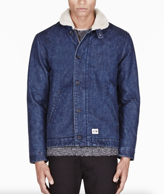 CARHARTT WIP X A.P.C. BRISTOL JACKET I015993 Blue Stone Washed XXL