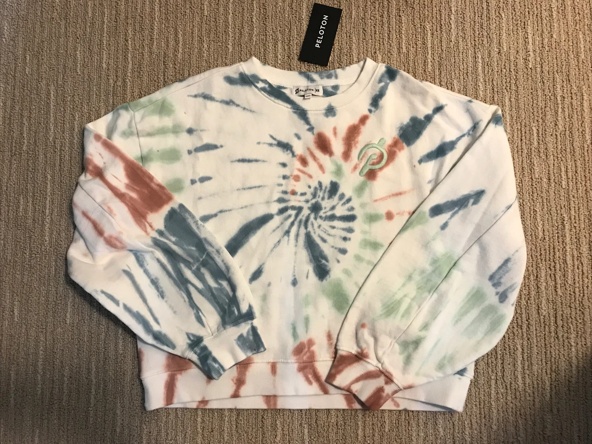 Cropped tie dye crewneck new arrivals