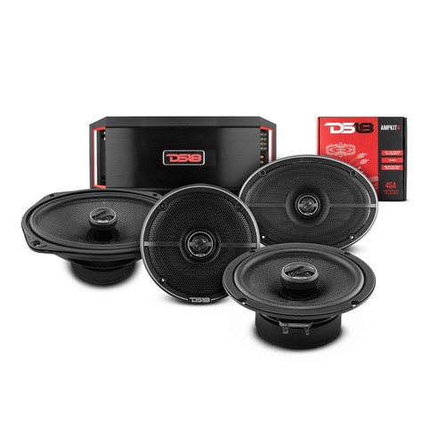 Ford F-350 Crew Cab 2015-2020 DS18 Car Door Speakers & Amplifier Better Package