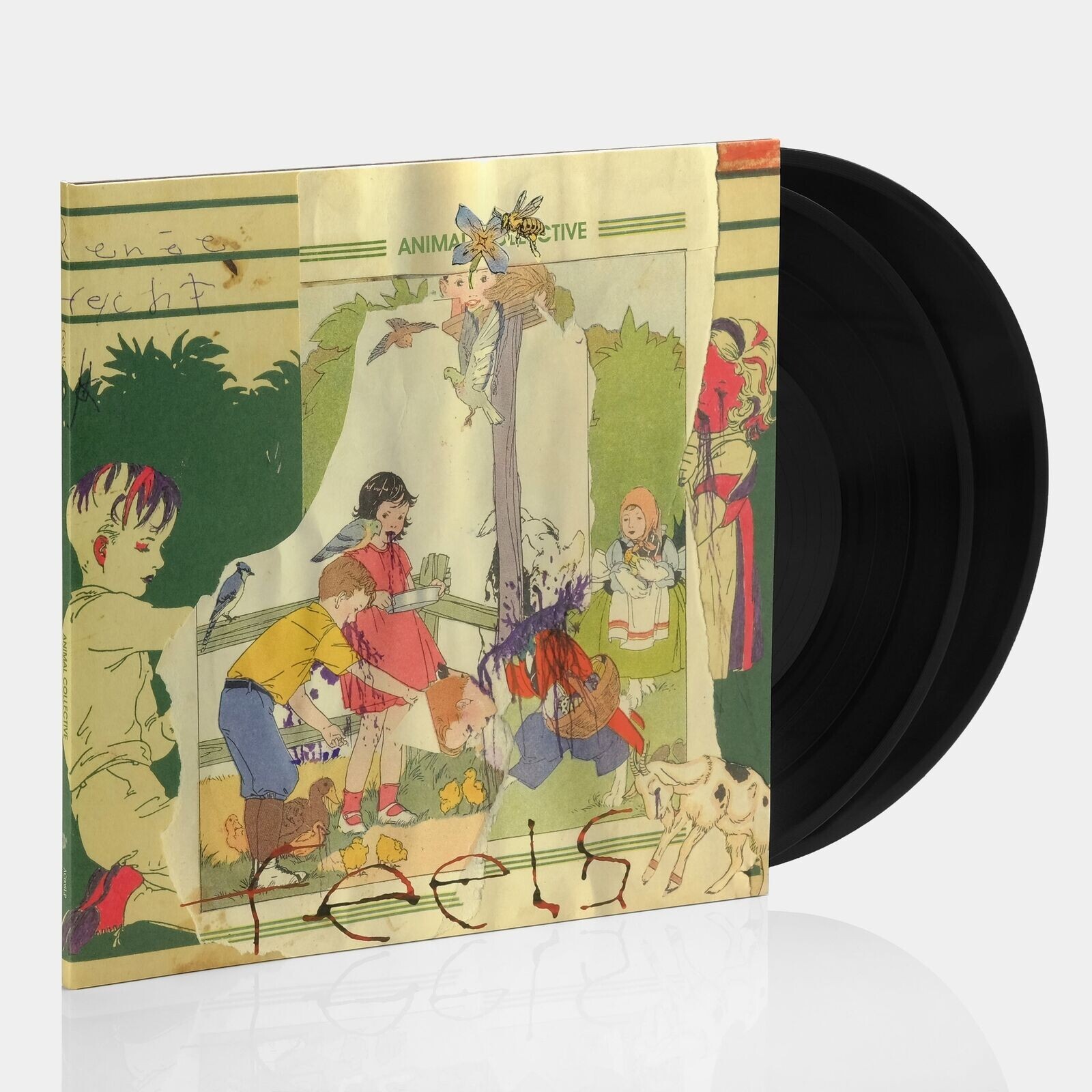Animal Collective - FEELS - 2 виниловых пластинки - НОВЫЕ И ЗАПЕЧАТАННЫЕ!!