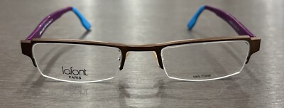 Lafont Petrus 121 Semi Rimless Titanium Eyeglass Frames 