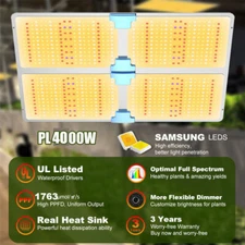 Phlizon 4000W QUANTUM LED GROW LIGHT SAMSUNG LED CHIP FULL SPECTRUM HYDROPONICS