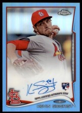 2014 Topps Chrome Rookie AUTO Blue Refractors #81 Kevin Siegrist /199