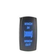Blue Backlif Winch Control Rocker Switch Fit Can-am Polaris Honda Kawasaki UTV