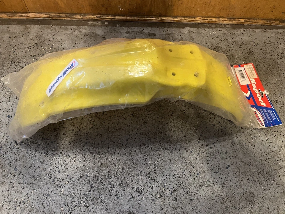Guardabarros delantero Polisport amarillo SUZUKI RM125 RM250 RMZ250 RMZ450 8560100001 Foto 4 de 4