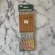 Vintage Empire Berol USA 10 Pencils Med No. 2 Non Toxic Put It In Writing NWT