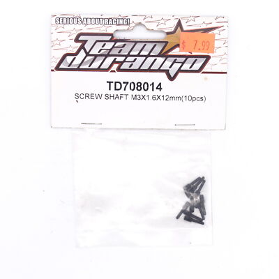 RC Team Durango TD708014 Schraube Schaft M3x1.6x12mm (10pc) DESC210 DEST210R