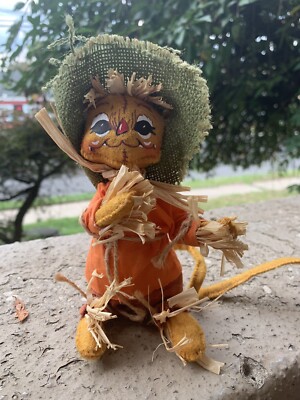 ANNALEE SCARECROW MOUSE DOLL FALL