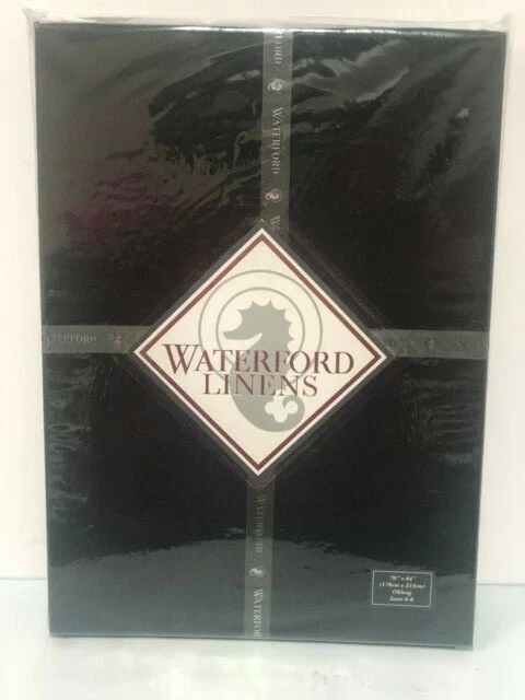 Mantel Waterford Chandler oblongo -70 pulgadas x 84 pulgadas negro 100 % algodón # 7 Foto 2 de 4