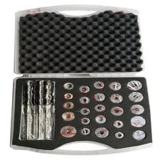 31 pcs Valve Seat Reamer Motorcycle Mini Car Valve Seat Tool Set 22-38MM