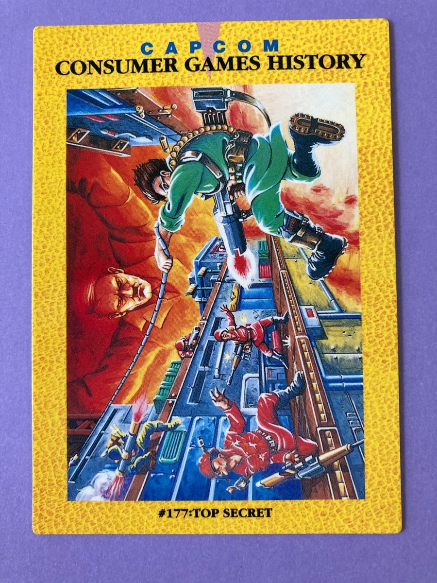 CONSUMER GAMES HISTORY SECTION Z ALL CAPCOM World Card 177 BANDAI