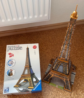 3D Ravenburger Puzzle ''Eiffelturm'' 44cm hoch und 17,3 cm breit